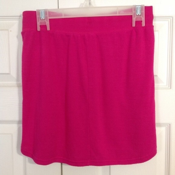 BALANCE COLLECTION Size Small Weekend Skirt Rhubarb Pink Drawstring Waistband - Picture 4 of 8